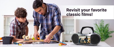 Emerson Bluetooth Boombox Radio, Black (EDL-2560H)