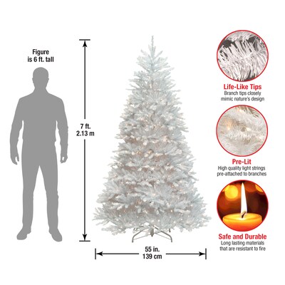 National Tree Company Dunhill Fir® Artificial Christmas Trees DUWH-70LO
