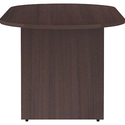 Lorell Essentials 72" W Oval Conference Table Walnut (LLR18230)