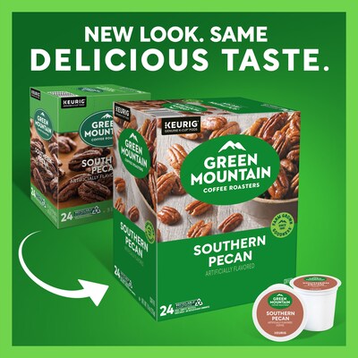 Green Mountain Southern Pecan Coffee Keurig® K-Cup® Pods, Light Roast, 24/Box (6772)
