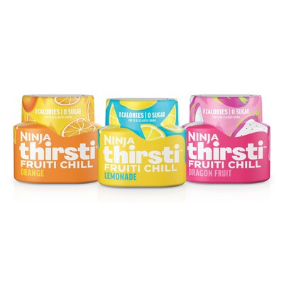 Ninja Thirsti Sugar-Free VITAMINS Variety Pack Drink Mix Drops, 2.07 oz., 3/Pack (WCFV4)