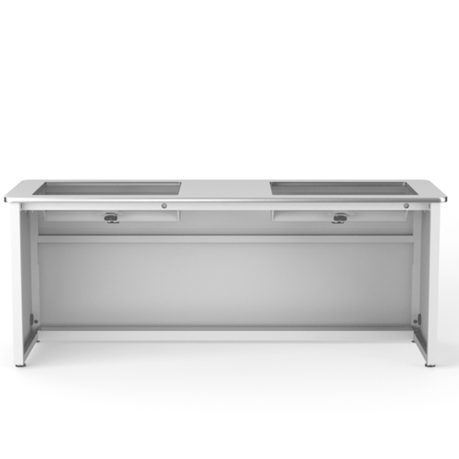 VersaDesk 72W Downview Computer Desk, White (DV7224-WW)