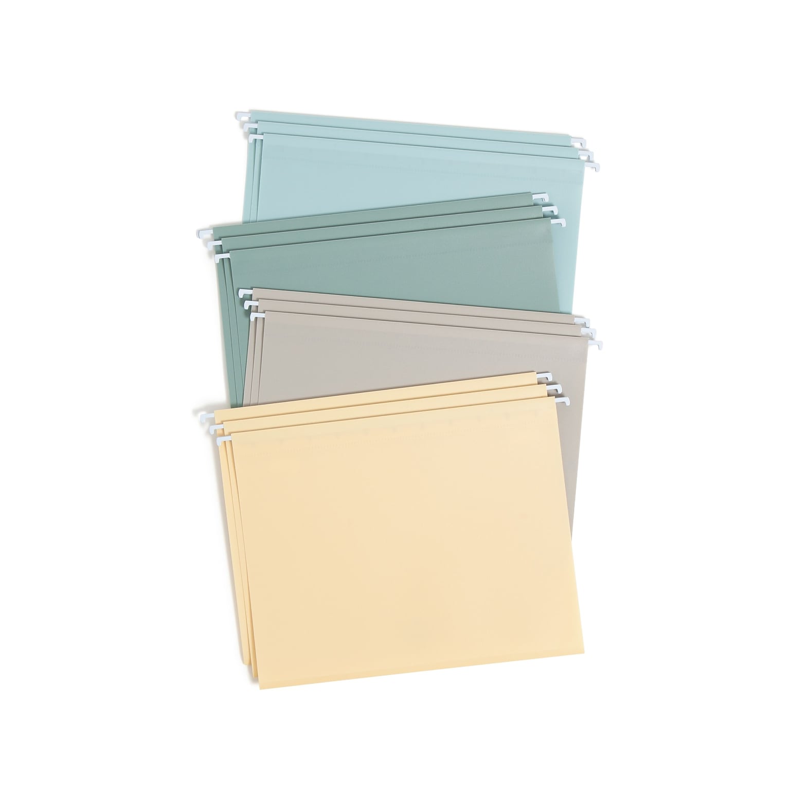 Smead Standard Hanging File Folder, 5-Tab, Letter, Assorted Colors, 12/Pack (10522)
