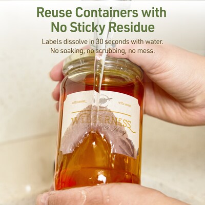 Avery Dissolvable Decorative Edge Multipurpose Labels, 2" x 3", Off-white, 40/Pack (94267)