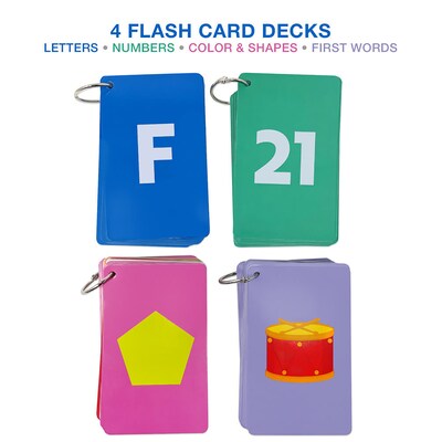 Carson Dellosa Education Early Learning Flash Cards, 224/Pack (CD-734106)