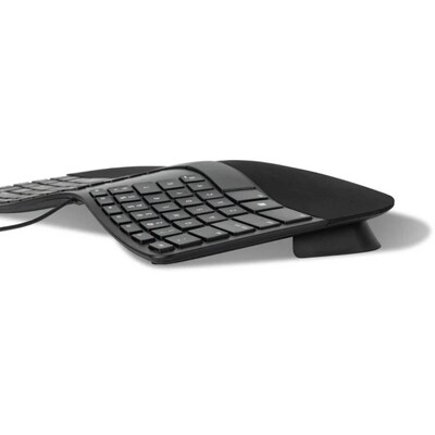 Matias Sculpted Wired Ergonomic Keyboard for PC, Black (FK313PC)