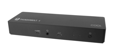 CODi CentroT4 Universal Docking Station for Thunderbolt 4 and USB4 Laptop (DSTB410-2)