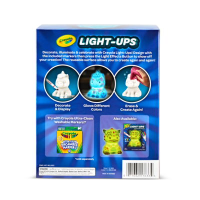 Crayola Unicorn Light Ups, 4 Pieces/Pack (74-7633)