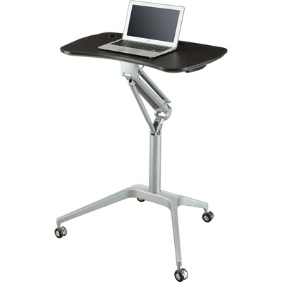 Lorell 28"W Manual Adjustable Standing Desk, Black (LLR84838)