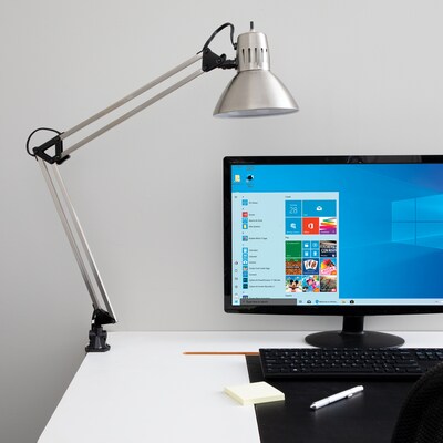 V-Light LED Desk Lamp, 34", Brushed Nickel (CAEN804C)
