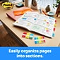 Post-it Tabs, 1" Wide, Solid, Assorted Colors, 88 Tabs/Pack (686-AYPV1IN)