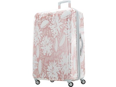 American Tourister Moonlight ABS/Polycarbonate Hardside Luggage, Ascending Gardens Rose Gold (92506-