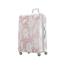 American Tourister Moonlight ABS/Polycarbonate Hardside Luggage, Ascending Gardens Rose Gold (92506-