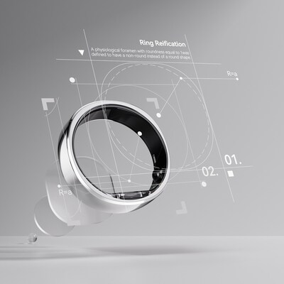 RingConn Gen 2 Ultra-Thin Smart Ring - Size Before You Buy - Size 7, Future Silver (123030701)