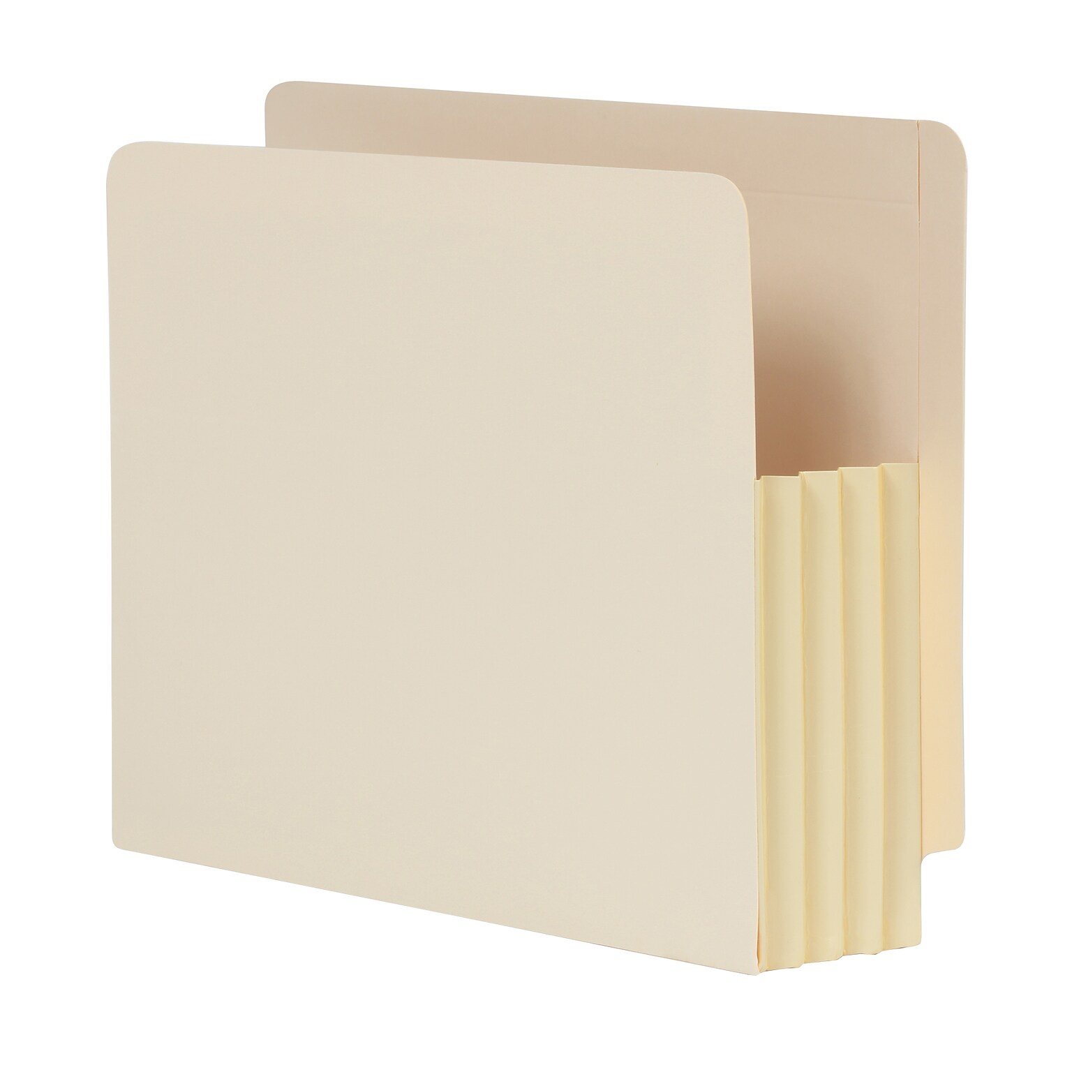 Pendaflex Reinforced File Pocket, 3 1/2 Expansion, Letter Size, Manila, 10/Box (12822)