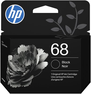 HP 68 Black Standard Yield Ink Cartridge, Prints Up to 160 Pages (7FP21TN)