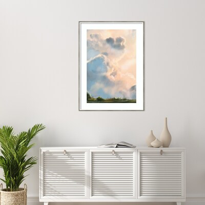 Amanti Art Cloud I by Mary Sparrow Wood Framed Wall Art Print, 30" x 41" (A42677449999)