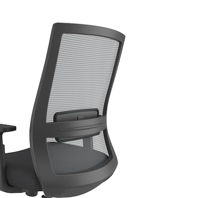 Staples Prestige Marrett Ergonomic Fabric Swivel Task Chair, Black (UN53249)