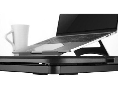 Amer 26" x 19" Desktop Riser for Laptops, Black (EZUP2619)