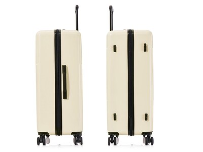 InUSA Drip Polycarbonate/ABS 3-Piece Luggage Set, Sand (IUDRISML-SAN)