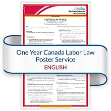 ComplyRight Canada Federal and Province (English) - Subscription Service, Saskatchewan (U1200FCANSK)