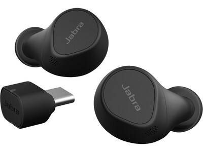 jabra Evolve2 Wireless Active Noise Canceling Earbuds, Bluetooth, Black (20797-989-899)