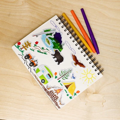 Ready2Learn Foam Outdoor Stickers,Multicolored, 164/Pack (CE-10124)