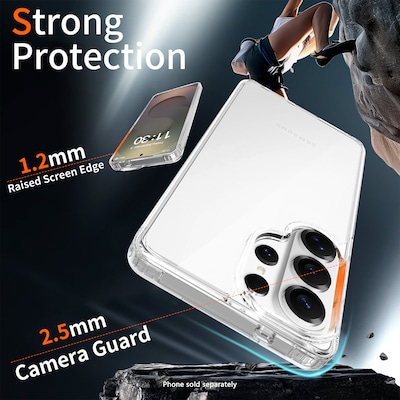 SaharaCase Venture Series Phone Case for Samsung Galaxy S26 Ultra, Shock Absorbing, Clear (CP01141)