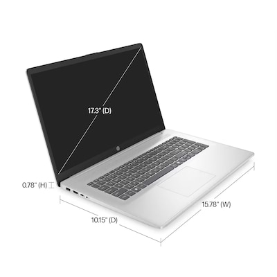HP 17-cp2025dx 17.3" Laptop, AMD Ryzen 5 7520U, 8GB RAM, 512GB SSD, Windows 11 Home (B4GX7UA#ABA)