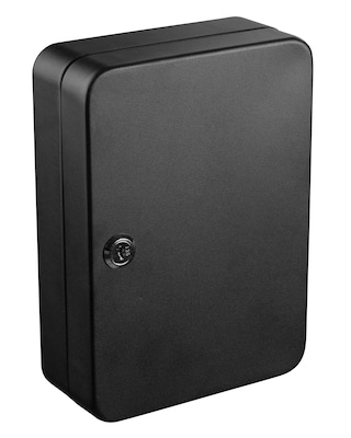 AdirOffice 48 Key Key-Lock Cabinet, Black (681-48-BLK)