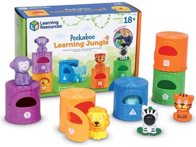 Learning Resources Peekaboo Learning Jungle Set (LER6815)