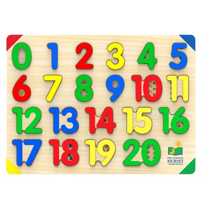 The Learning Journey International 21-Piece Lift & Learn 123 Number Puzzle (LJI285275)