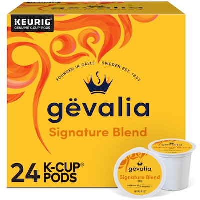 Gevalia Signature Blend Coffee Keurig® K-Cup® Pods, Light Roast, 24/Box (5305)