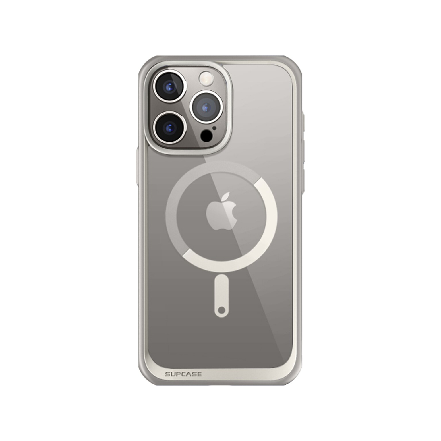 SupCase Unicorn Beetle MAG MagSafe Phone Case for iPhone 15 Pro Max, Gray (SUP-iPhone2023Max-6.7-UBMag-Gray)