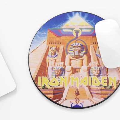 Subsonic IRON MAIDEN Powerslave 11.8" Round Gaming Mouse Pad (SA5646-IM4)