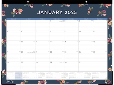 2025 Blue Sky Ashlyn 22 x 17 Monthly Desk Pad Calendar (148618-25)
