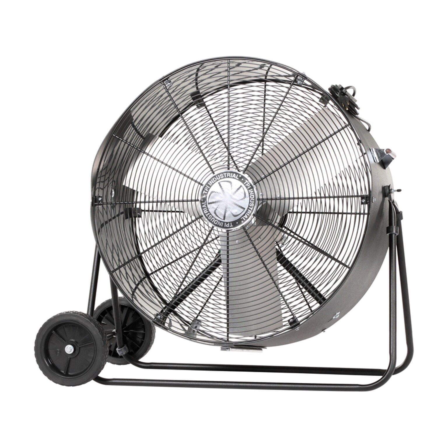 TPI PBX 30 Industrial Portable Floor Fan, 2-Speed, Black (08213602)
