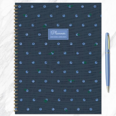 2026-2027 TF Publishing Very Berry 9" x 11" Academic Weekly & Monthly Planner, Paperboard Cover (AY27-9710)