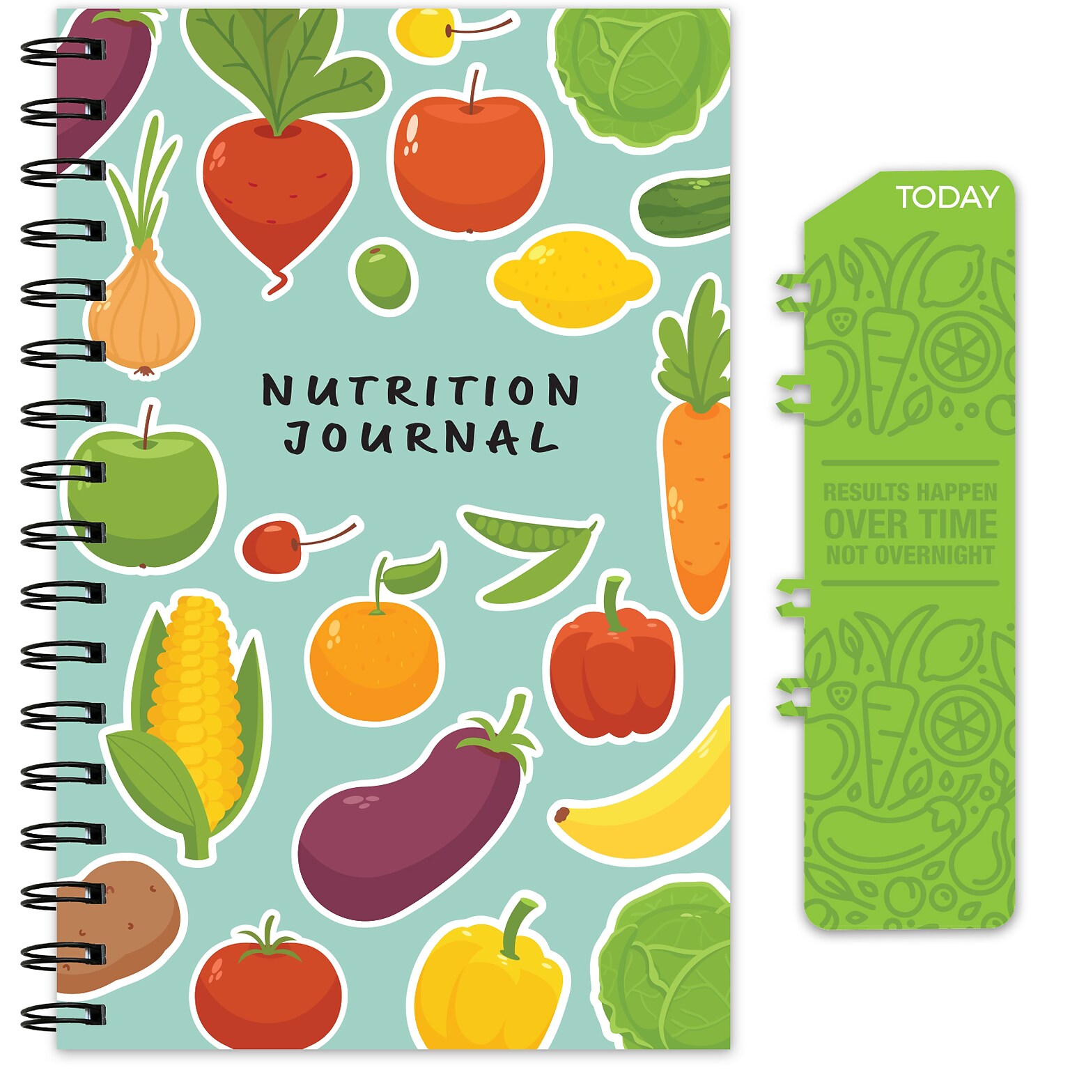 Excello Brands 6 x 8 Nutrition Planner, Paperboard Cover, Multicolored (GPP0078Q)