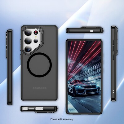 SaharaCase Venture Phone Case for Galaxy S25 Ultra, Shock Absorbing, Scorpion Black (CP00758)