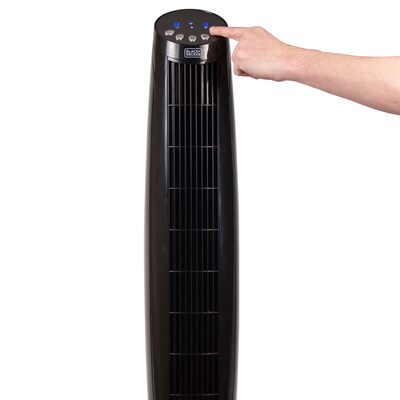 Black & Decker 36" Oscillating Tower Fan, 3-Speed, Black (BFTR36B)