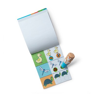 Melissa & Doug Sticker WOW! Bunny Sticker Stamper Activity Book, 8 Books/Pack (50838-CASE)