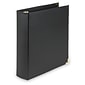 Samsill Classic Executive 2" 3-Ring Non-View Binders, Black (SAM15160)