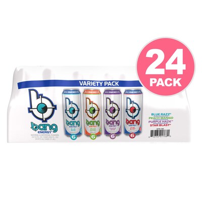 Bang Energy Variety Pack, 16 oz., 24/Pack (220-02528)