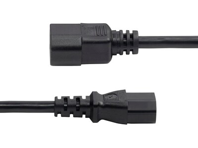 StarTech 2' C14 to C13 Power Cable, Male to Female, Black (8713-8200-POWER-CORD)