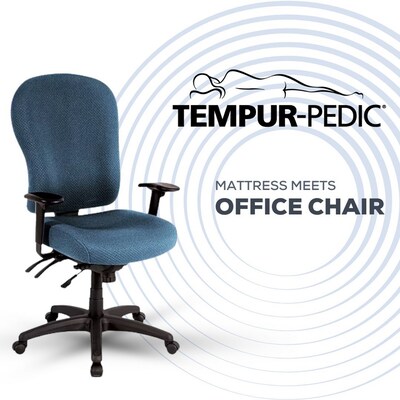 Tempur-Pedic TP4000 Ergonomic Fabric Swivel Task Chair, Navy (TP4000-NAVY)