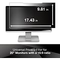 3M Privacy Filter for 20 Widescreen Monitor, 16:9 Aspect Ratio (PF200W9B)