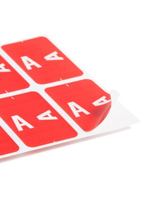 Smead AlphaZ ACCS Color-Coded Alphabetic Labels, Red, 100 Labels/Pack (67171)