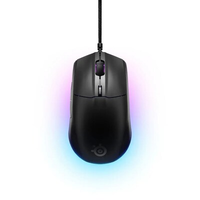 SteelSeries Rival 3 Gen 2 Ergonomic Optical USB Gaming Mouse, Black (62702)