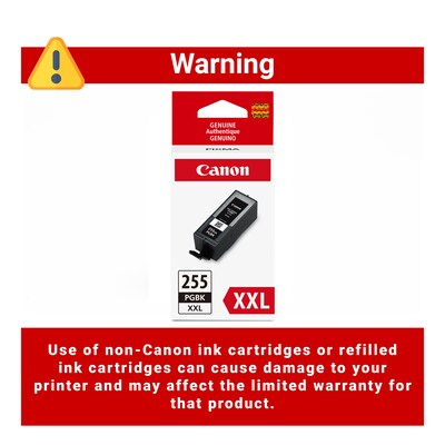 Canon 255XXL Black Extra High Yield Ink Cartridge (8050B001)
